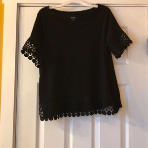 Ana black dress t-shirt